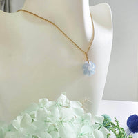 Good Translucency Icy Lavender Jadeite “Eternity Knot” Pendant (JAB007729)