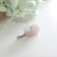 Translucent Icy Rosy Lavender Jadeite "Auspicious Wealth Pixiu" (JAB008114)