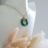 Translucent Brilliant Flower Green Jadeite "Flower Blossom" Pendant (JAB003647) 7