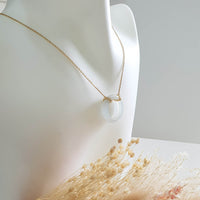 Highly Translucency Icy Jadeite “Eternity Hoop” Pendant Necklace (JAB005832) 6