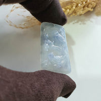 Good Translucency Icy Lavender Jadeite “Joyful Bloom” Pendant (JAB006630) 5