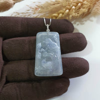 Good Translucency Icy Lavender Jadeite “Joyful Bloom” Pendant (JAB006630) 2