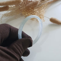 Highly Translucency Icy Jadeite Bangle (JAC002616) 7