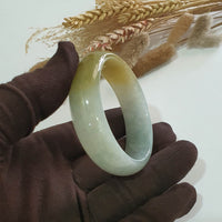 Translucent Brilliant Yellow Jadeite “Golden Whisper of Spring” Bangle (JAC002651) 5