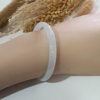 Highly Translucency Icy Jadeite Bangle (JAC002615) 9