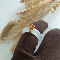 Highly Translucent Icy Jadeite "Icy Cherry Blossom" Ring (JAD000884) 6