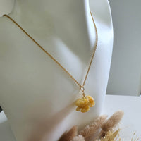 Translucent Brilliant Yellow Jadeite "Ox of Wealth" Pendant (JAM000785) 7
