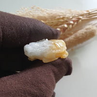 Translucent Icy with Yellow Jadeite “Dragon Tortoise” (JAM000797) 4