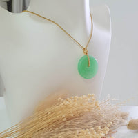 [Very Rare] Magnificent Good Translucency Brilliant Apple Green Jadeite Pendant (JAB002367) 9