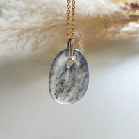 [Rare] Highly Translucent Icy Black Jadeite "Frozen Galaxy" Pendant (JAB003556) 4
