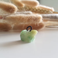 Translucent Yellow and Green Jadeite "Mouse" Pendant (JAB004705) 6