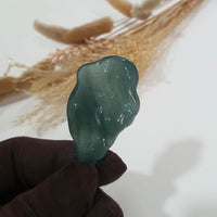 [Rare] Highly Translucent Icy Bluish Green Jadeite "Divine Nectar" Pendant (JAB006130) 4