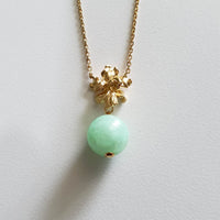 Translucent Apple Green Jadeite “Miss Joaquim” Pendant (JAB006519) 5