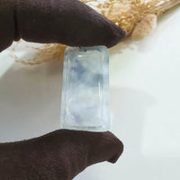 Good Translucency Icy Lavender Jadeite “Joyful Bloom” Pendant (JAB006630) 6