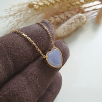 Translucent Brilliant Lavender Jadeite “My Love” pendant (JAB006768) 2