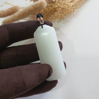 Translucent White Nephrite “Wu Shi Pai” Pendant (JAB007922) 3