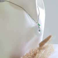 [Rare] Translucent Icy Lavender and Green Jadeite “Prosperity Lumière” Pendant (JAB008013) 10