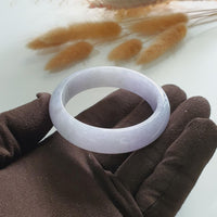 Translucent Brilliant Lavender Jadeite Bangle (JAC002227) 3