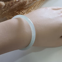 Highly Translucency Icy Jadeite Bangle (JAC002616) 8