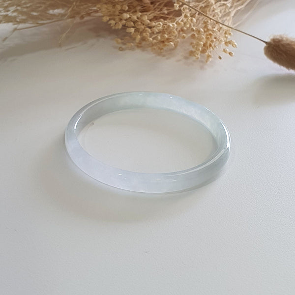 Highly Translucency Icy Jadeite Bangle (JAC002616) 1