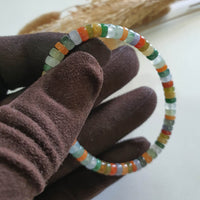 Multi-colours Jadeite “The Rainbow” Beads Bracelet (JAC003388) 2