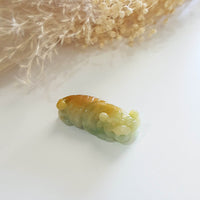 Translucent Brilliant Yellow Jadeite "Tiger of Wealth" Pendant (JAM000523) 1