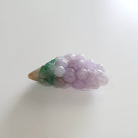 [Rare] Translucent Icy Tri-Colour of Brilliant Lavender, Green and Yellow Jadeite “Prosperity Grapes” (JAM000534) 4