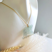 [Very Rare] Highly Translucent Icy Jadeite "The Majestic Kylin" Pendant (SJB000689) 7