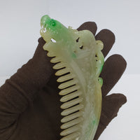 Translucent Duo colour Jadeite “Comb of Celestial Union” (SJK000099) 4